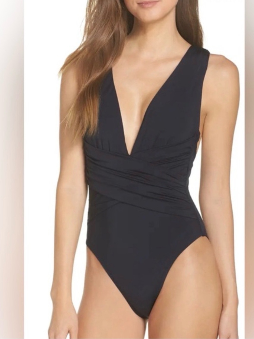 TRINA TURK Black One Piece Swimsuit Size 10